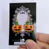 Halloween Pumpkin Charm Earrings