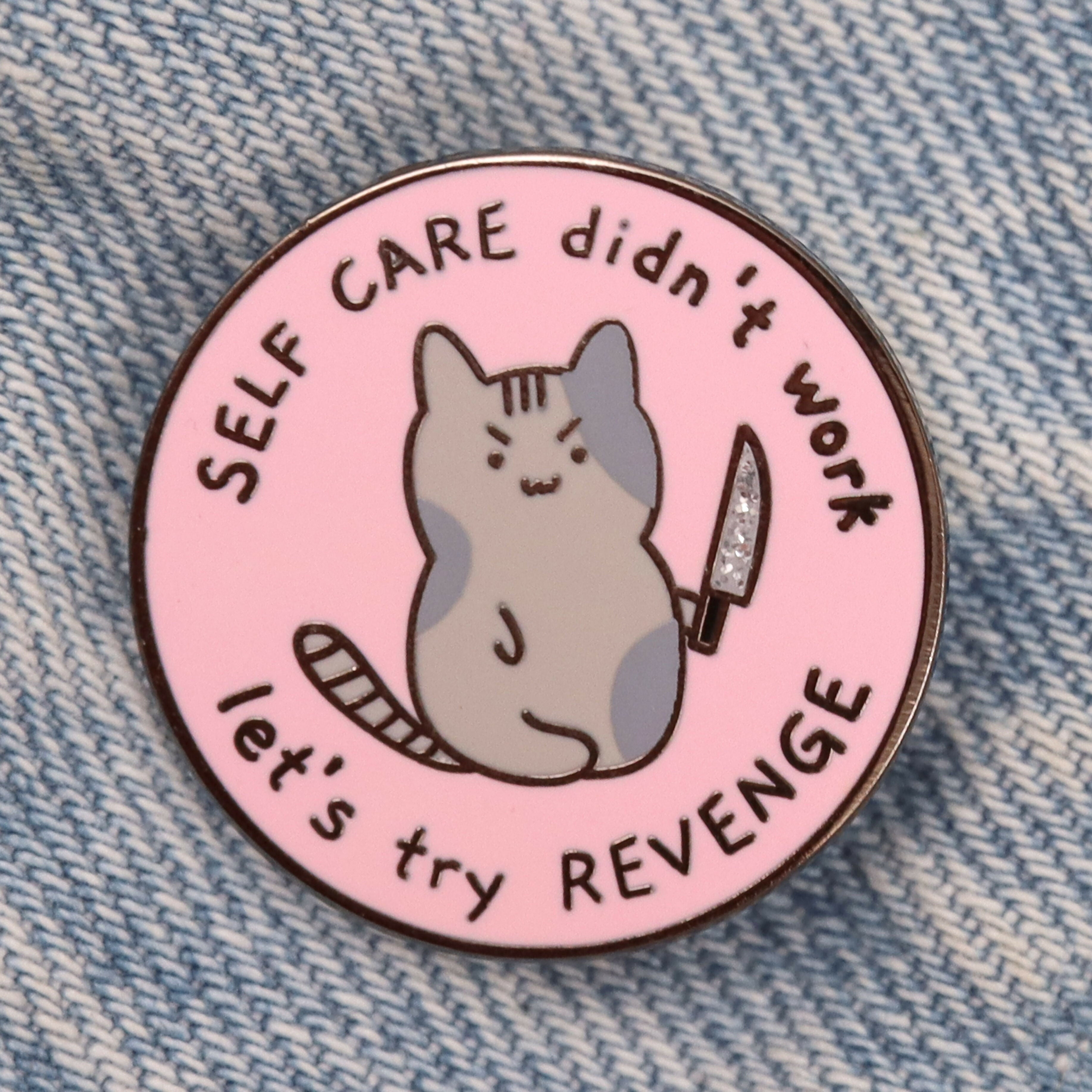 Revenge Kitty Enamel Pin