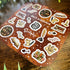 Dark Academia Brown Sticker Sheet