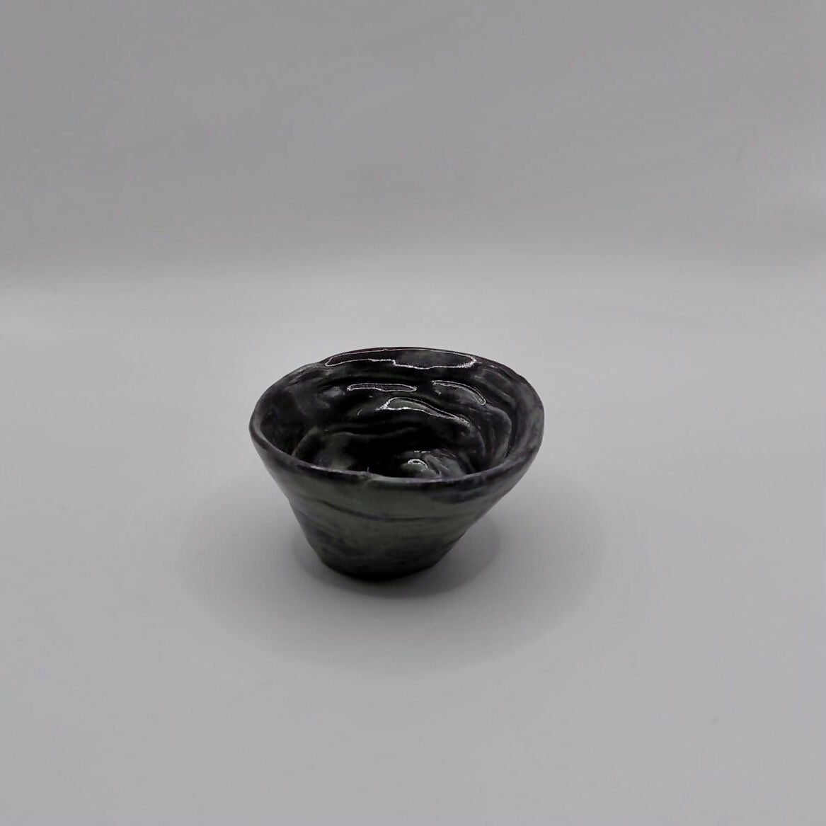 Purple trinket dish