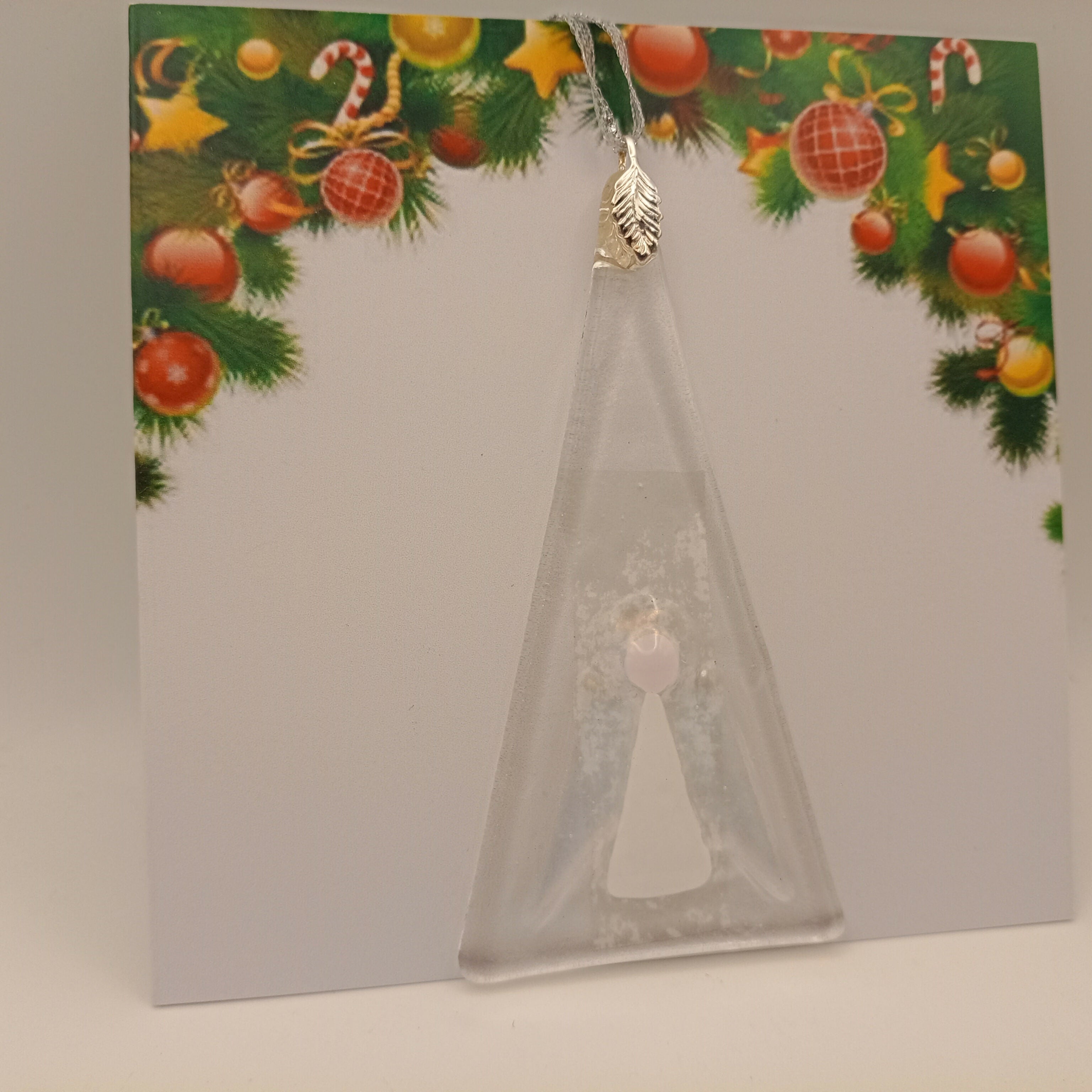 Fused Glass Christmas Card