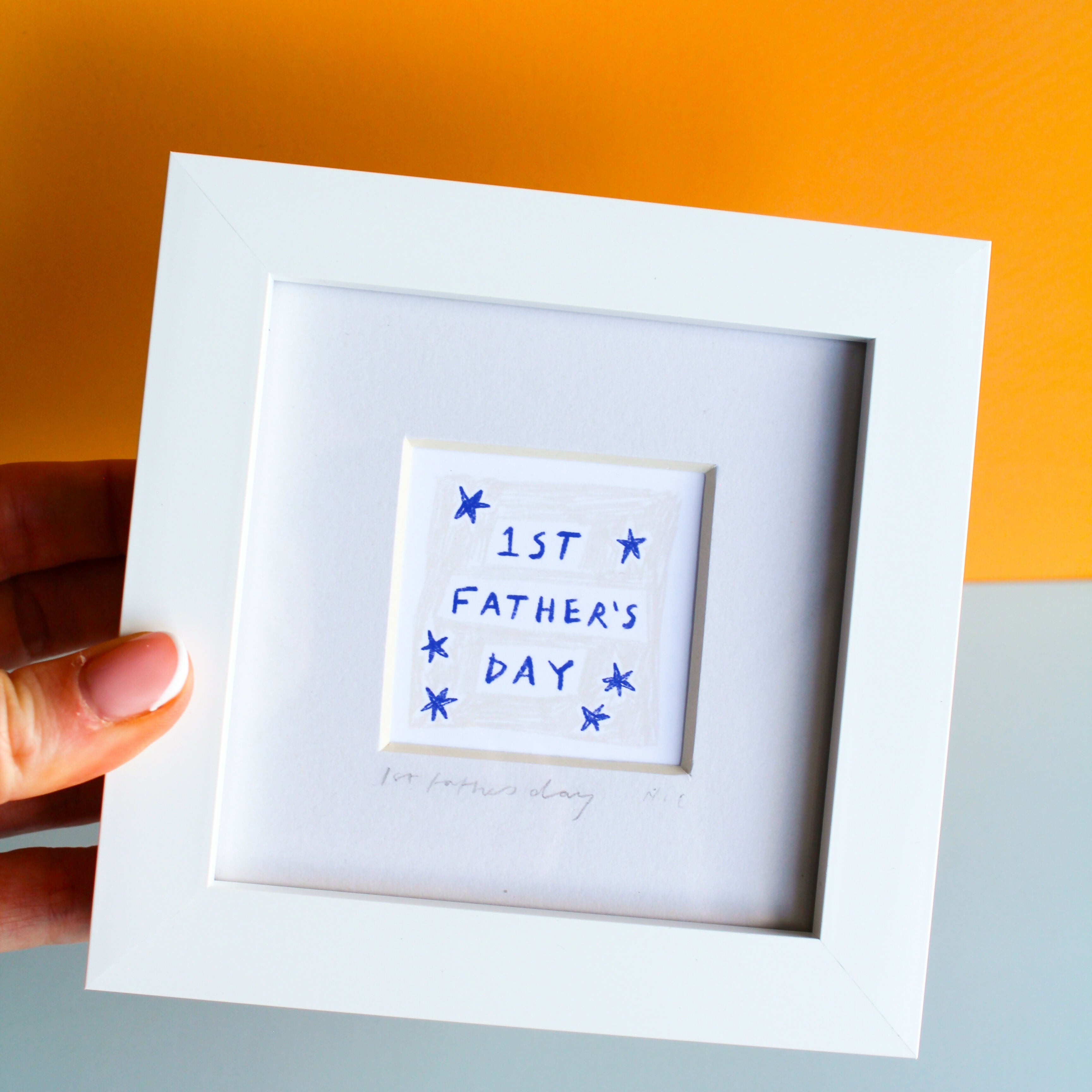 1st Father's Day Mini Print