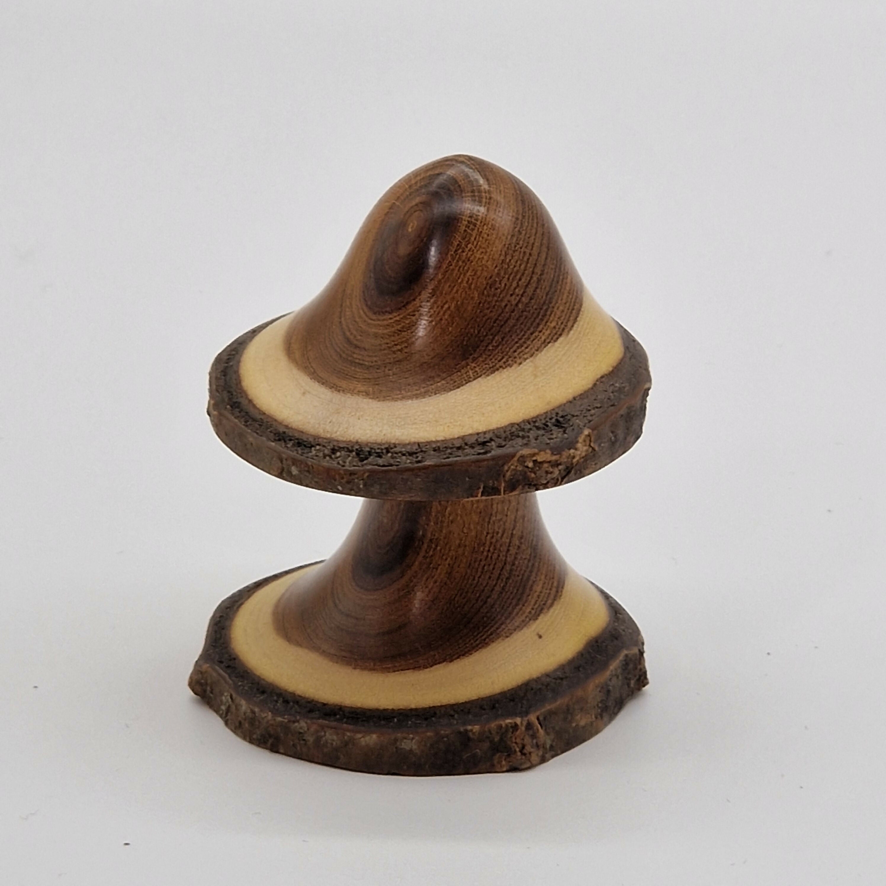 Hand Turned Mushroom made from Laburnum Wood