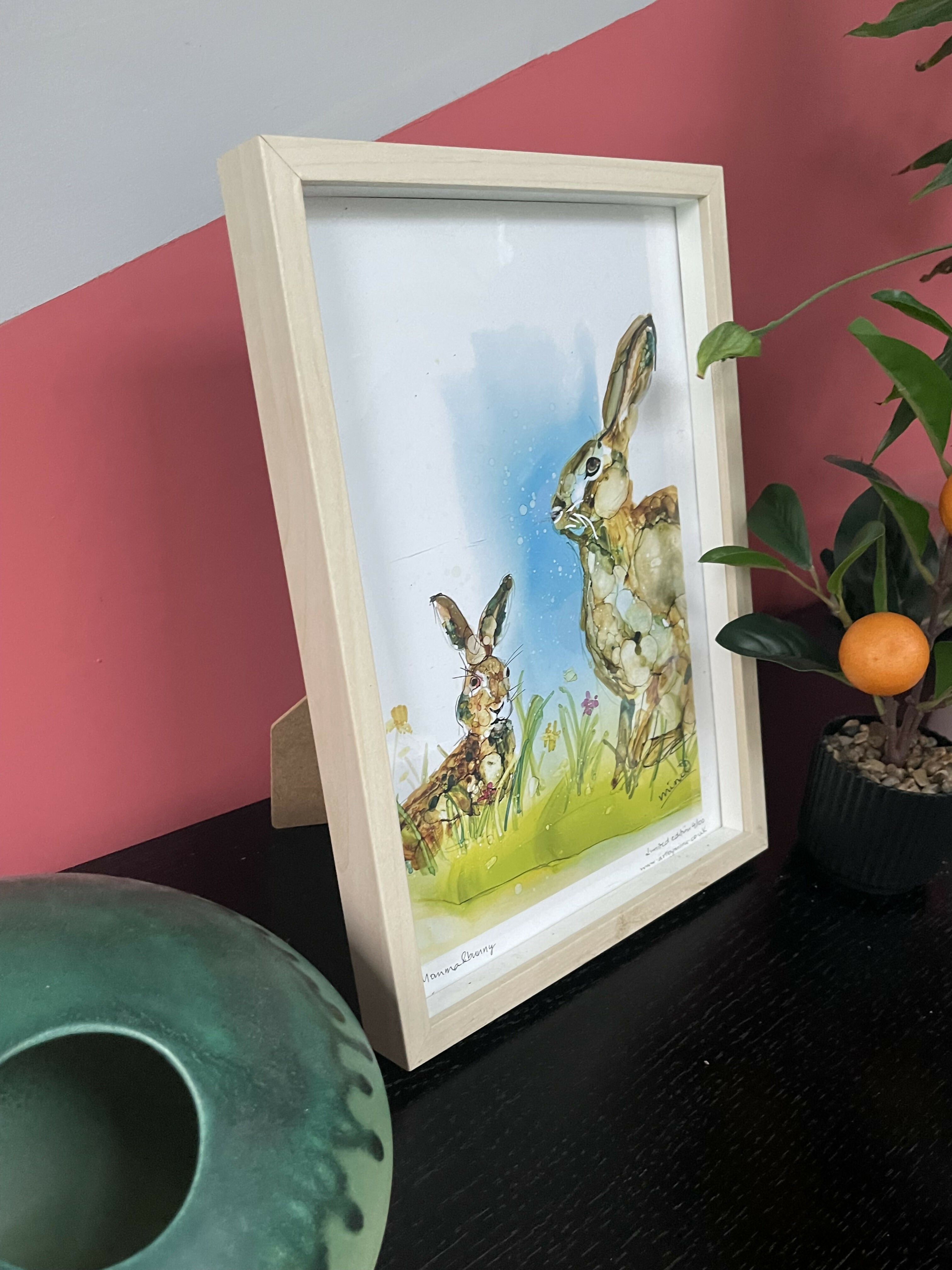 Mamma and Bunny - Limited Edition Print