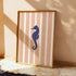 SEAHORSE COASTAL PRINT