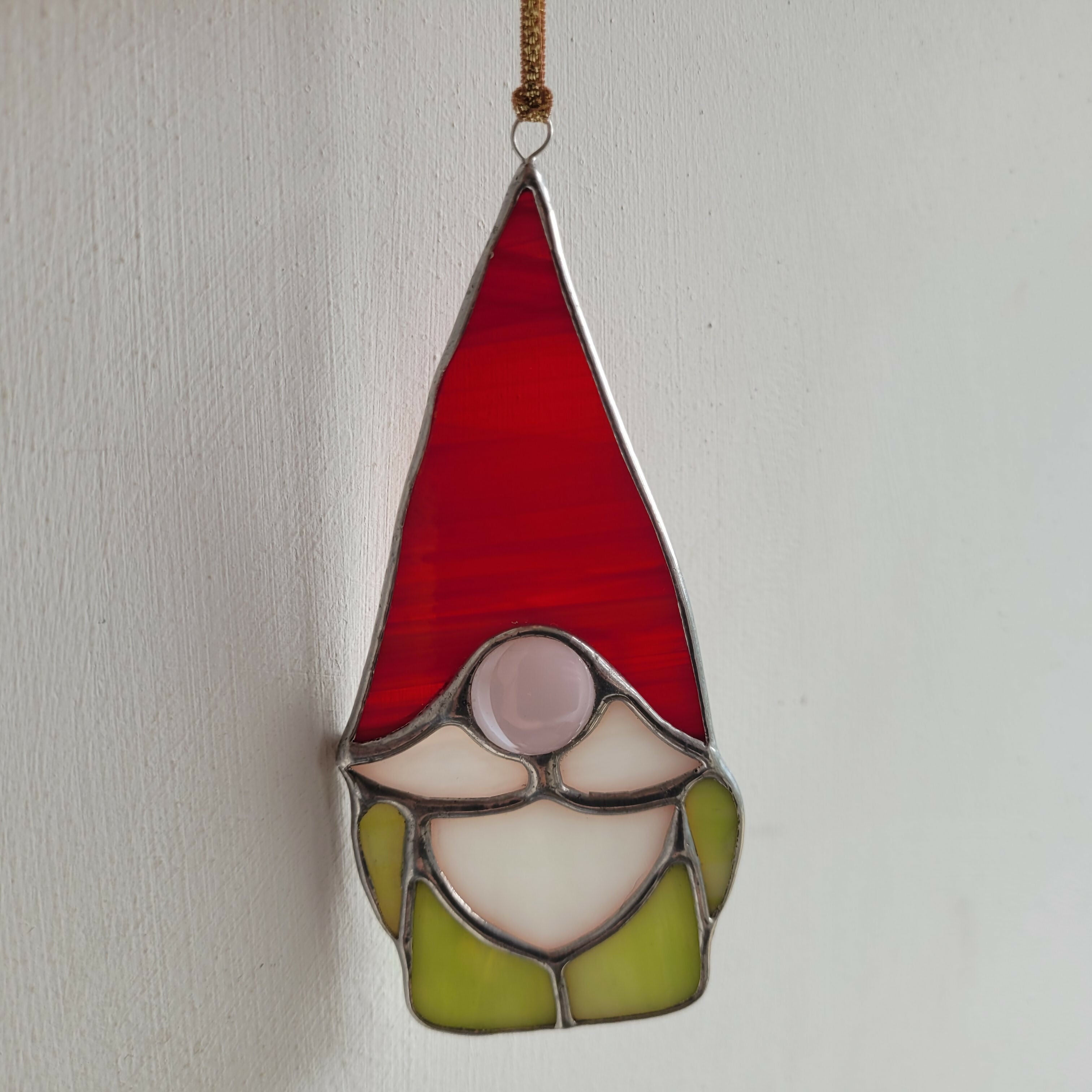 Glass Christmas Decoration Gonk