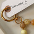 Fifi & Bo Bag Charm Yellow Jade