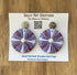 Hand Painted Wooden Earrings