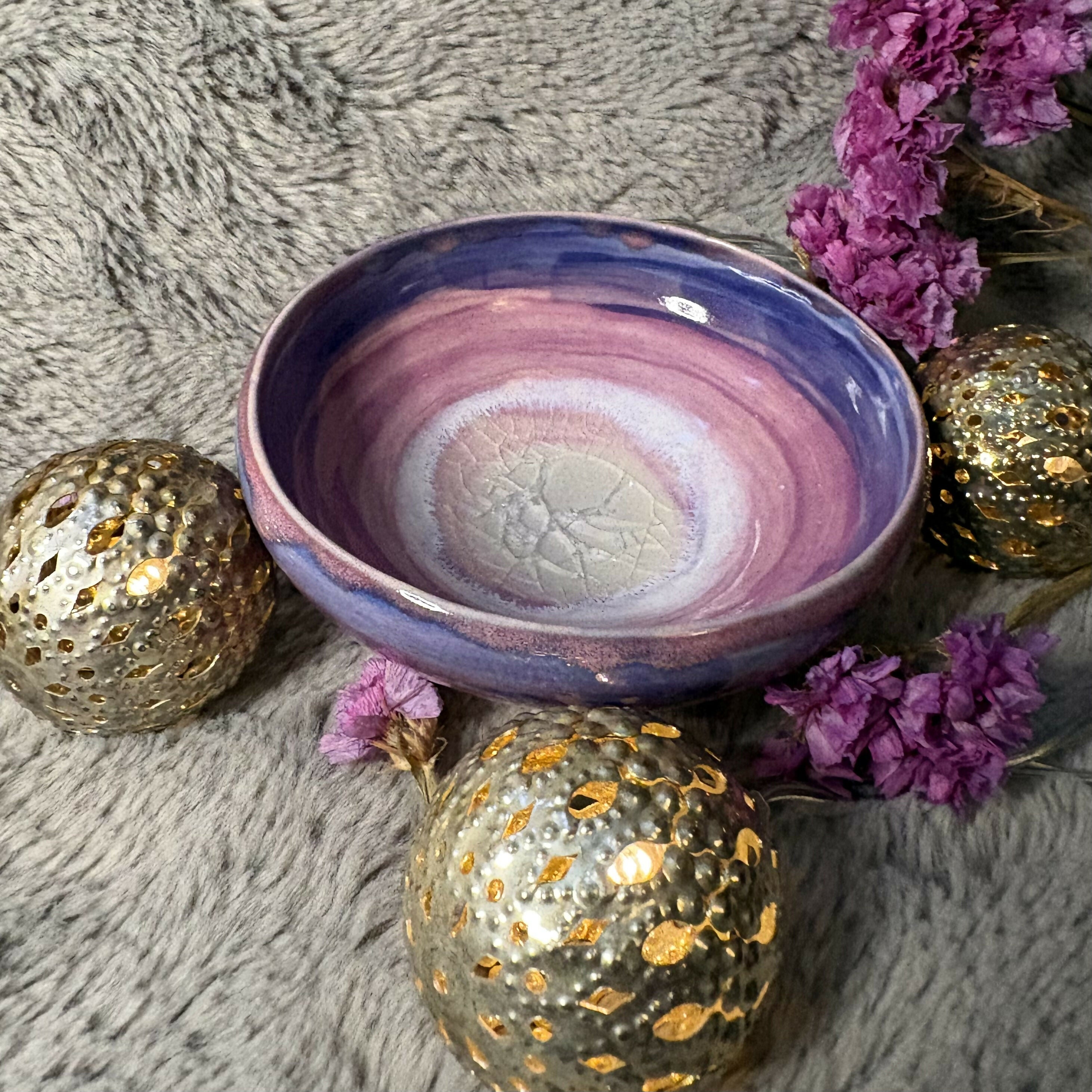 Lavender and Pink Bowl