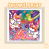 Space Tea - 21cm Square Art Print