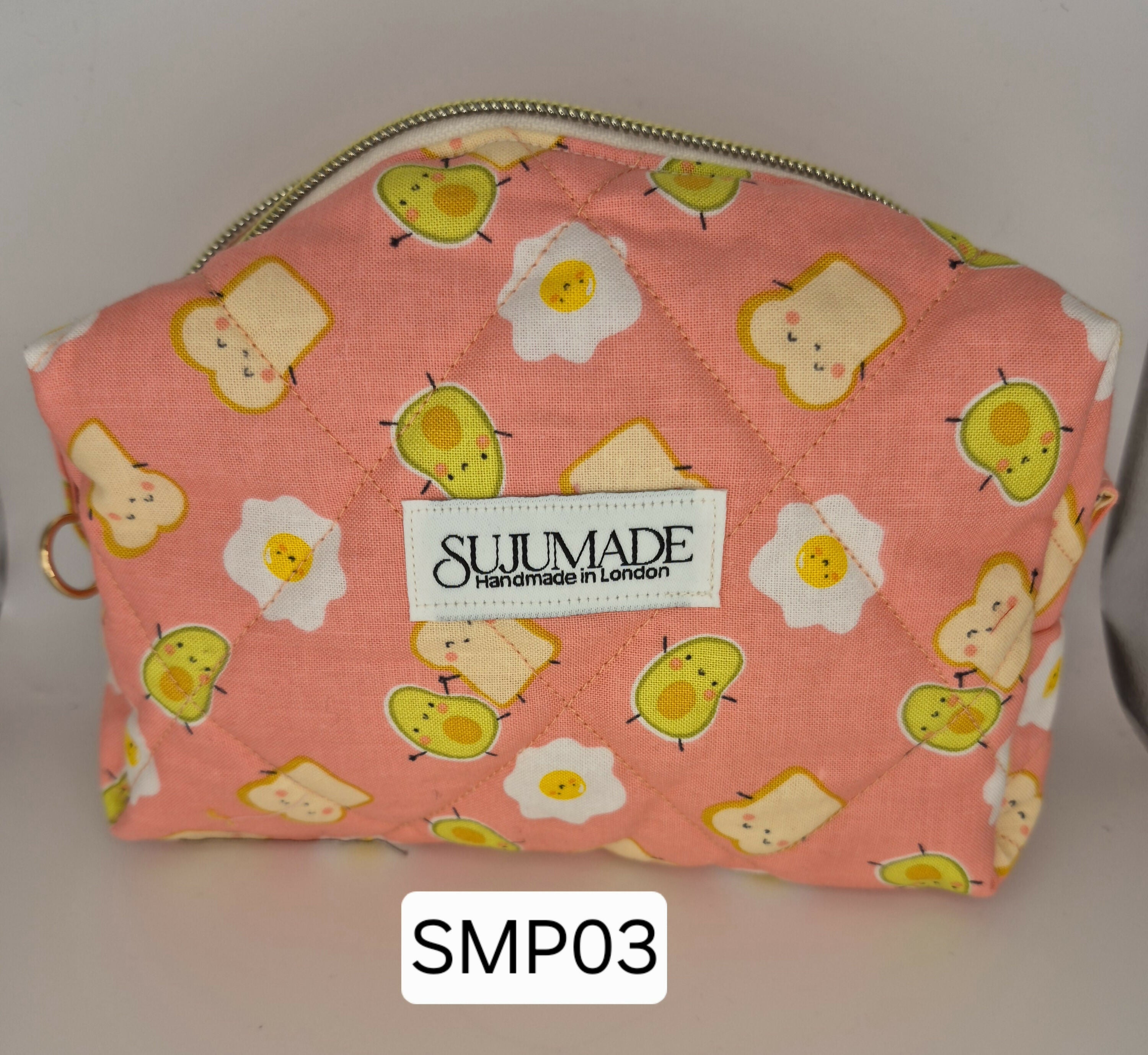 Quilted Makeup Pouches