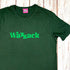 Wazzack Forest Green Organic Cotton Unisex T-Shirt