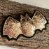 Sparkly Halloween Bat Brooch Handmade Colourful Bat Badge With Glitter Fabric