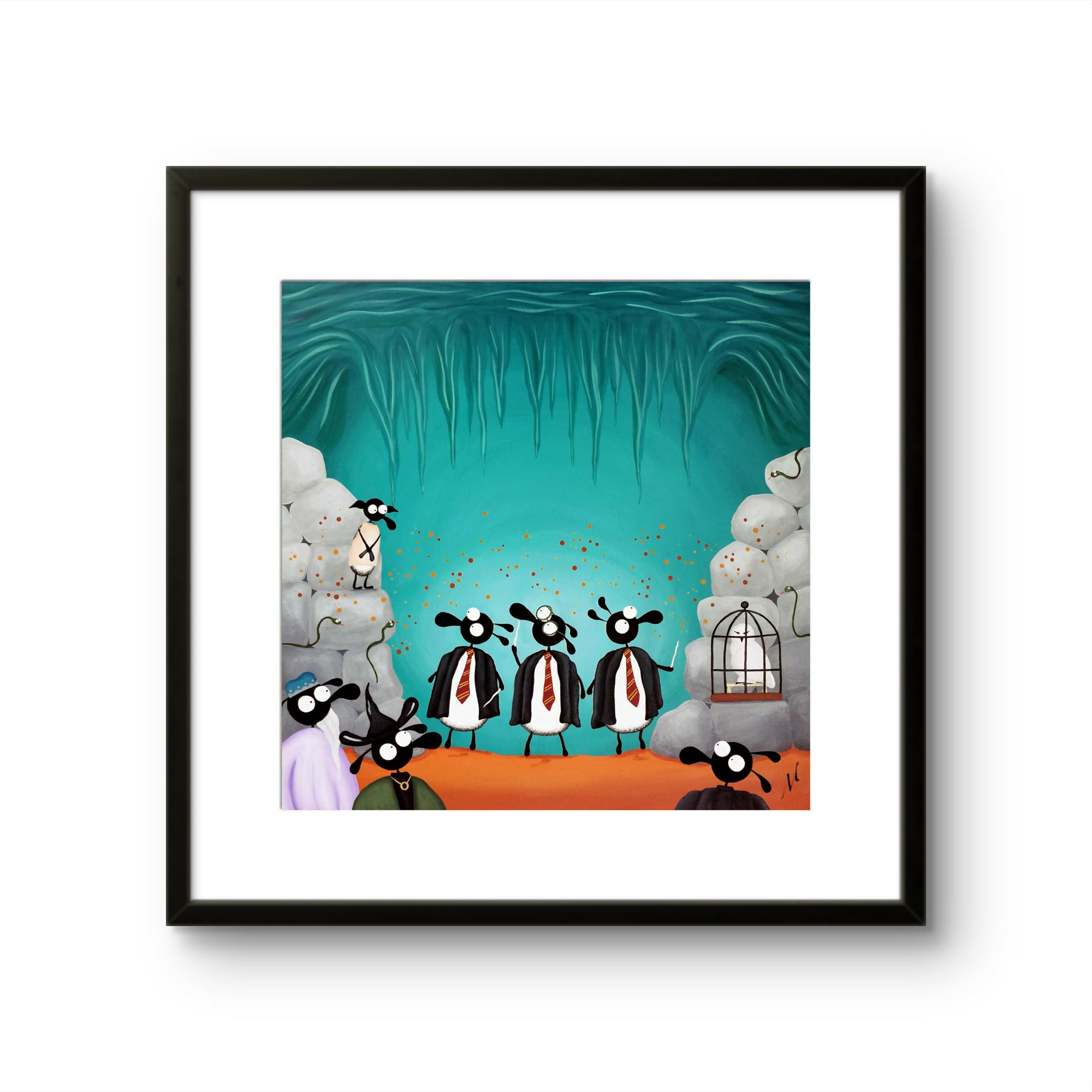 Chamber Of Sheeplets - 16” Framed Limited Edition Print