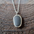 Beach Stone and Silver Pendant
