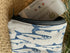 Blue Fish Print Coin Purse