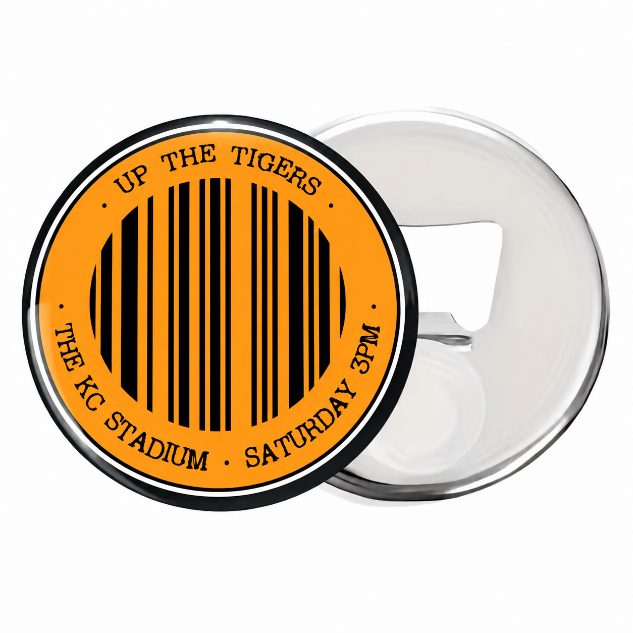Hull City Magnet Bottle Opener BARCODE Design