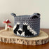 Crochet Raccoon Basket