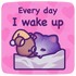 Wake Up Sticker