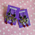 Vampire Bat Dangle Earrings