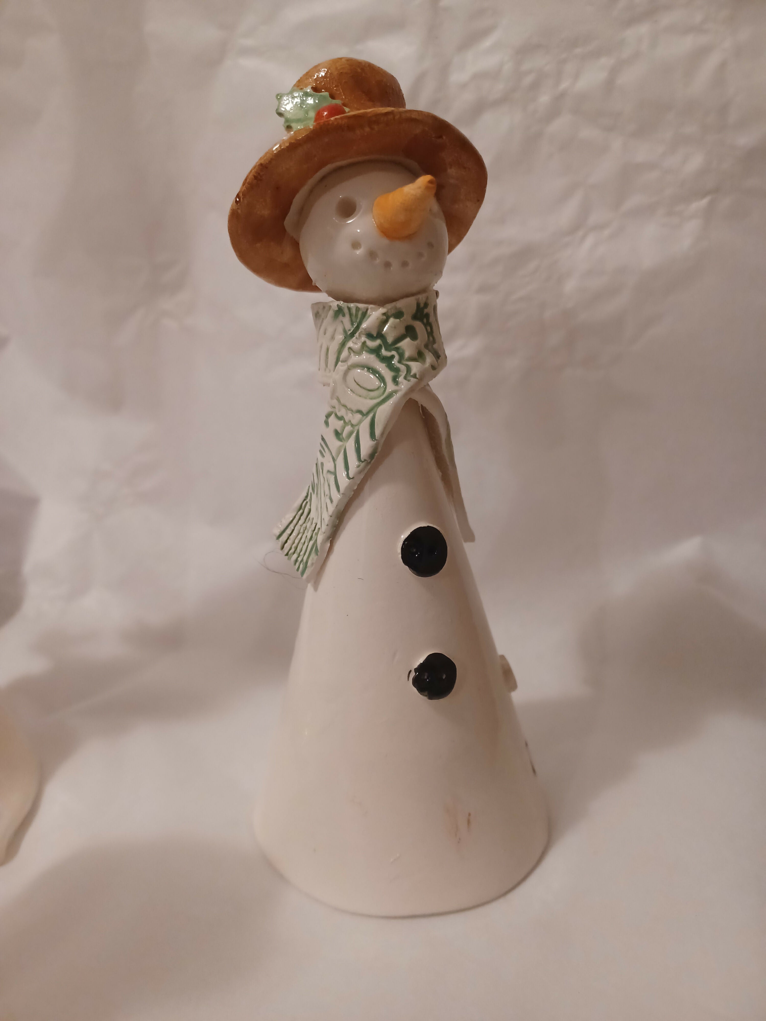 Tall Ceramic Angel or Snowman