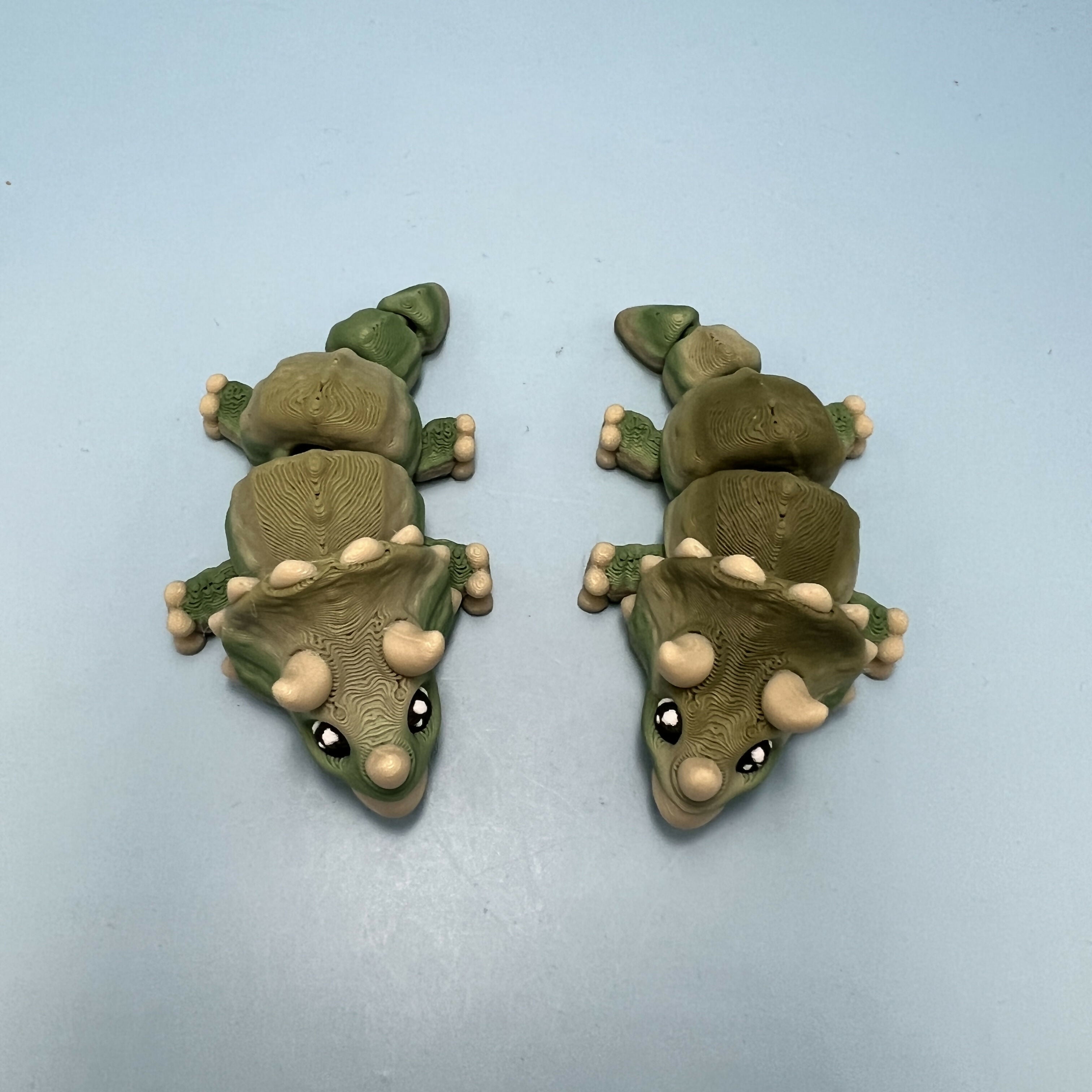 3D Printed SMALL: Articulated Sensory Fidget Animal friends Dinosaur 9cm