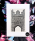 'The North Bar' Artwork Print in White Mount