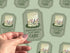 Cake Stickers - Die Cut Stickers Pack of 3