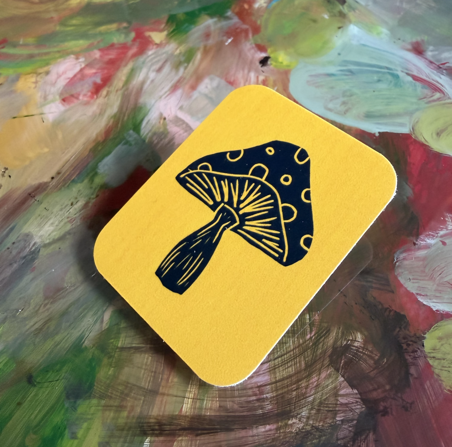 Sticker - Yellow Mushroom