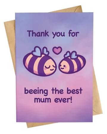 Bee Mum Greetings Card