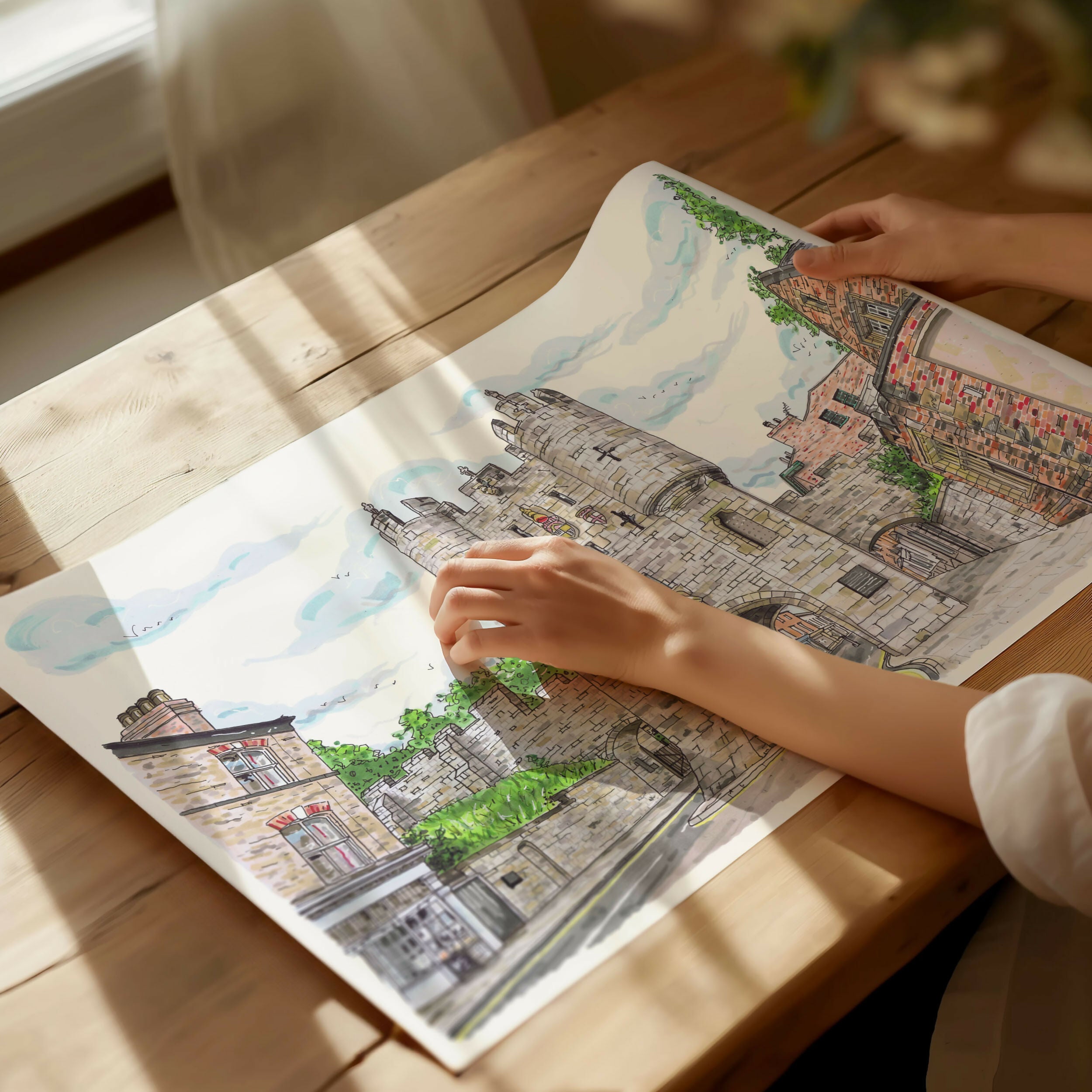 MIKLEGATE BAR YORK LANDMARK PRINT