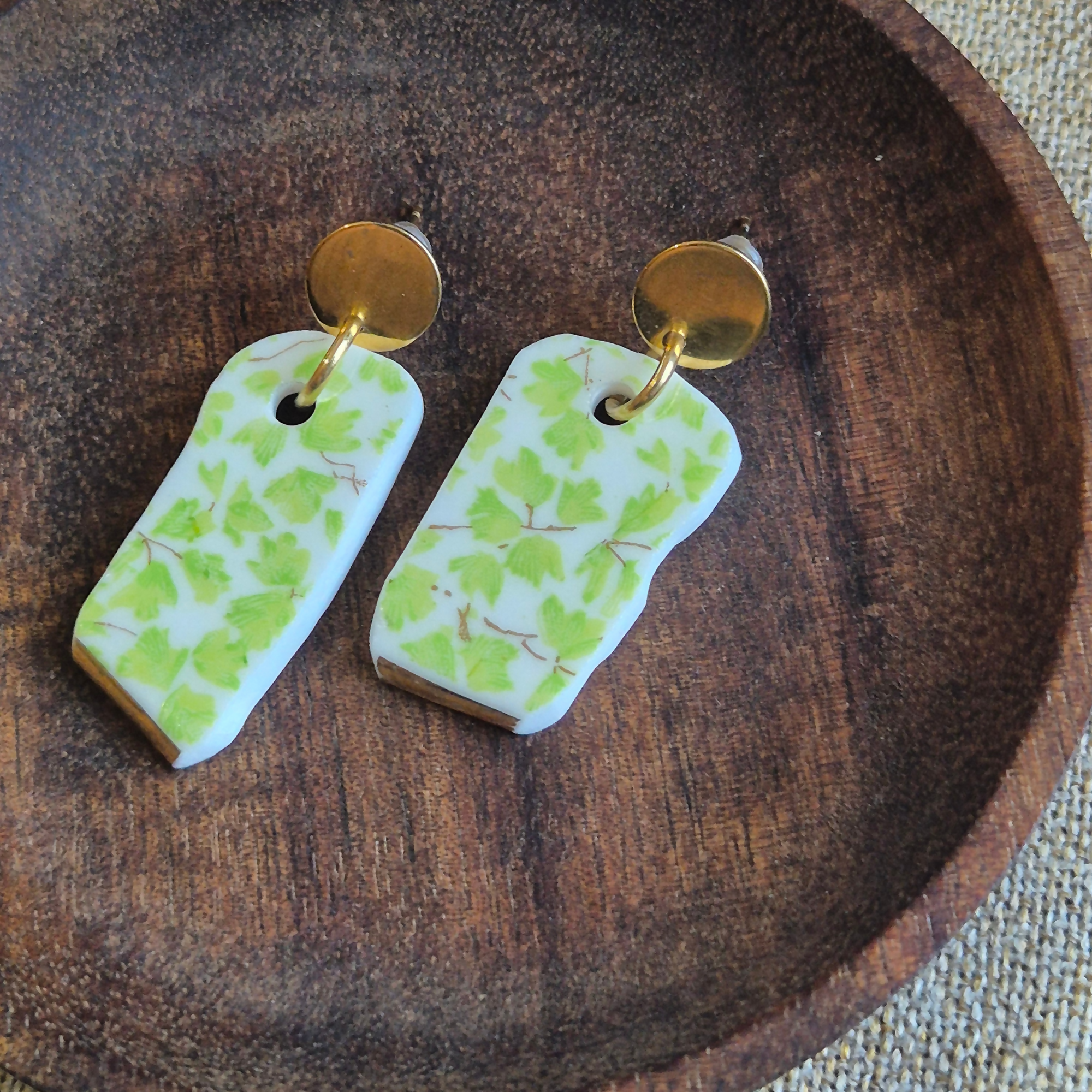 Recycled Ceramic Earring