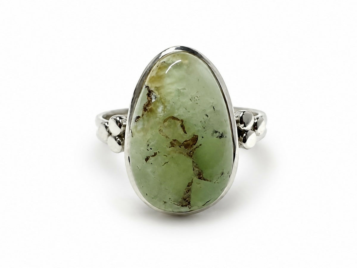 Verdant Chrysoprase Ring