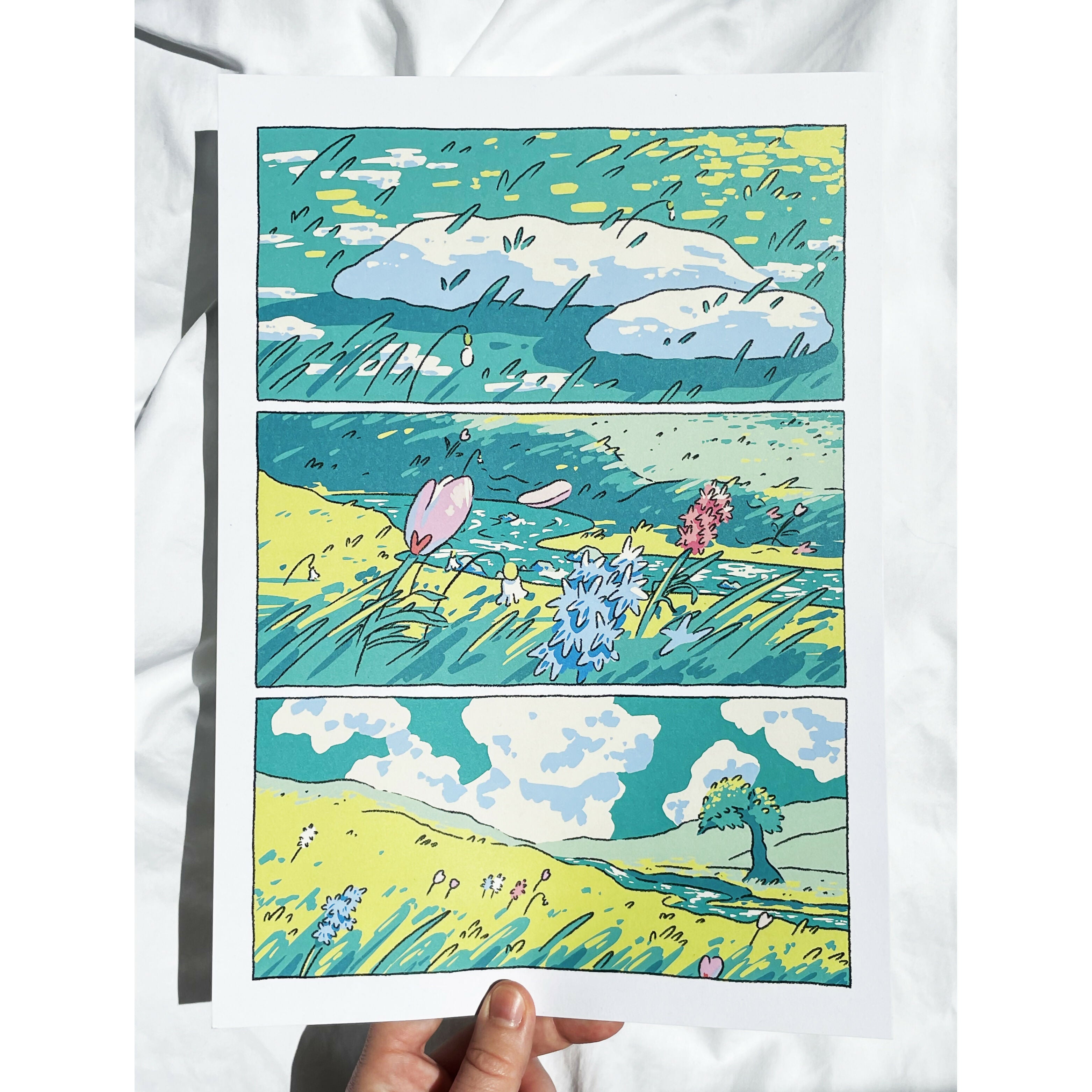 Spring is Springing A4 Print