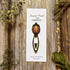 Bronze Hand Embroidered Autumnal Oak Leaf Antique Bookmark