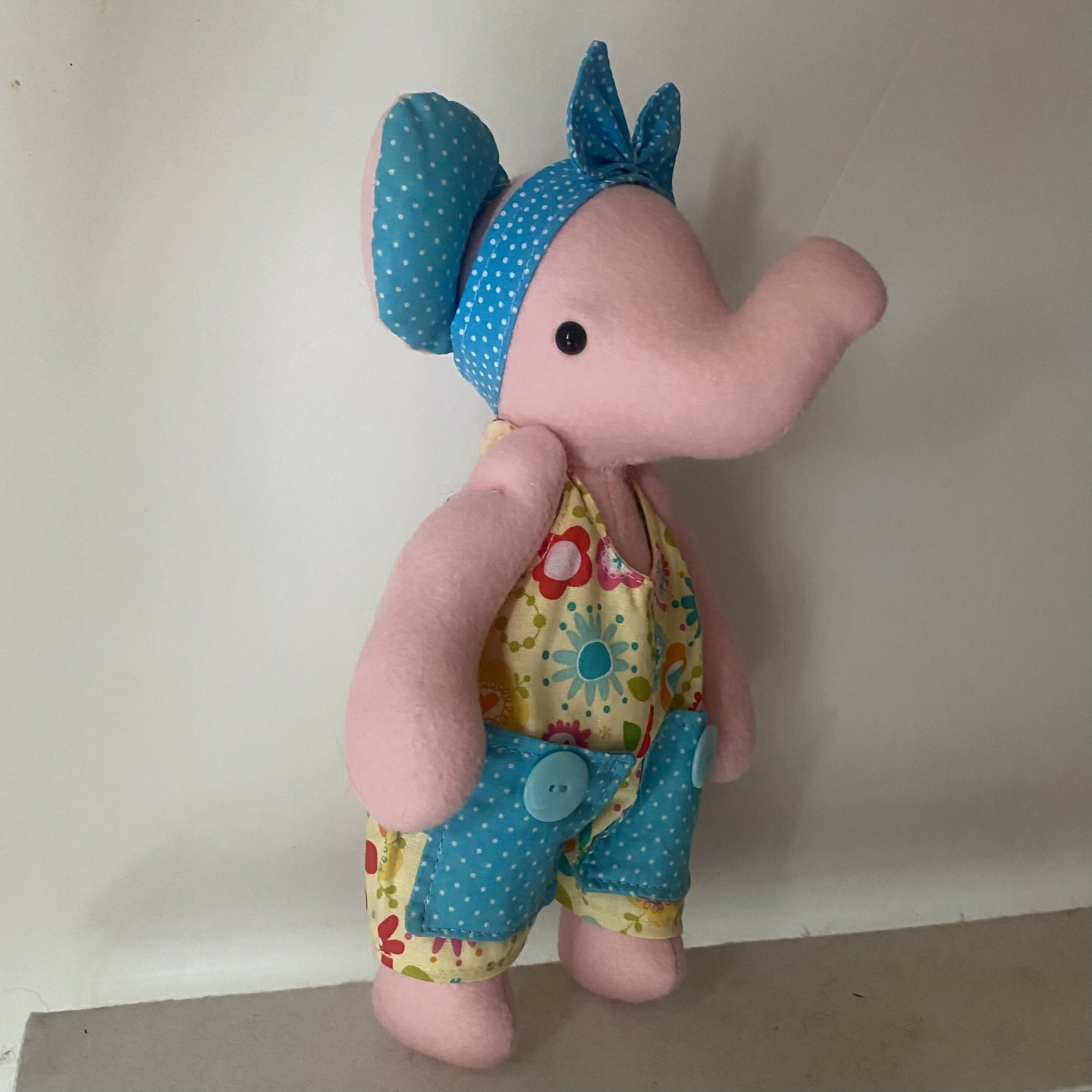 Felt Elephant Soft Toy