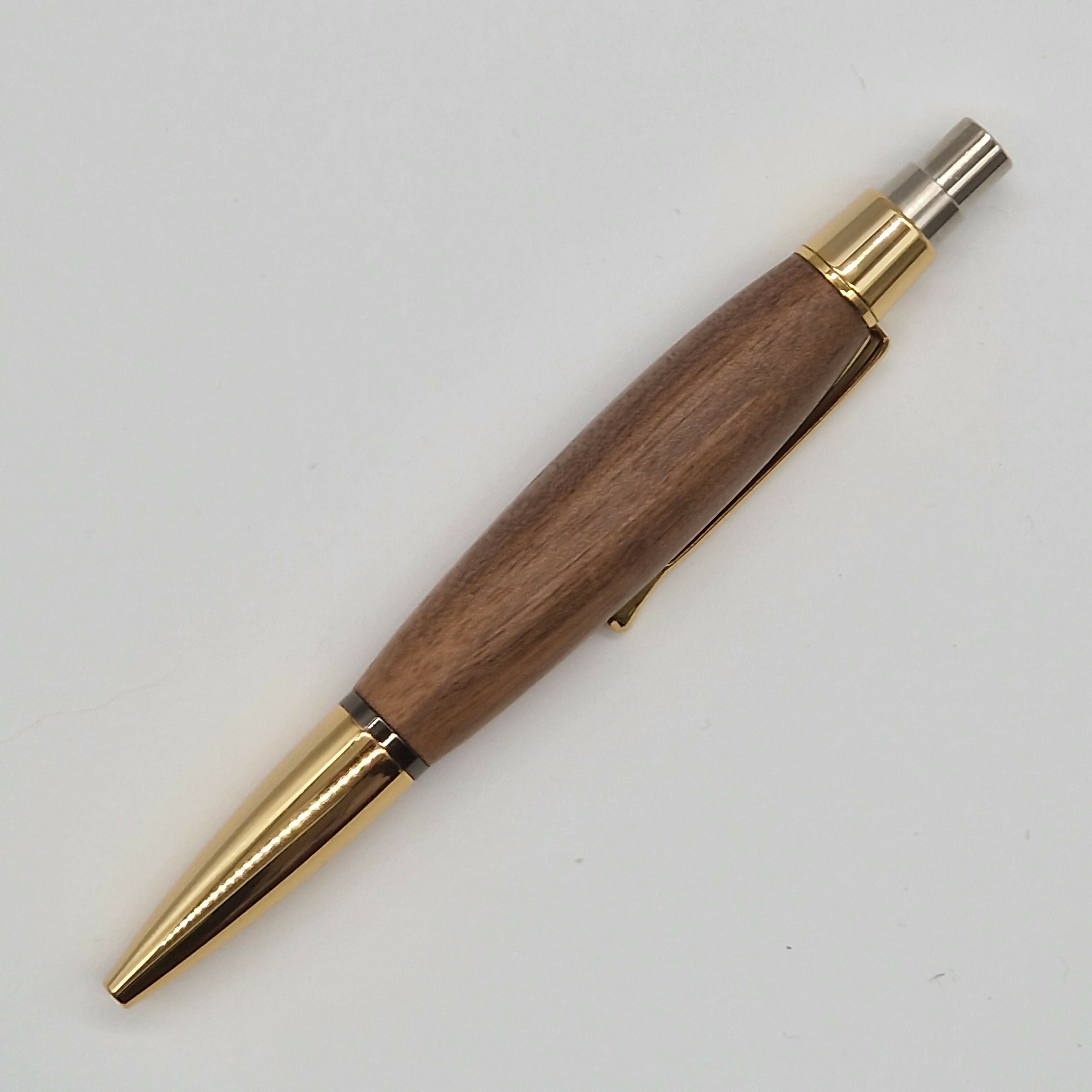 Hand Turned Click Pen made from Walnut Wood