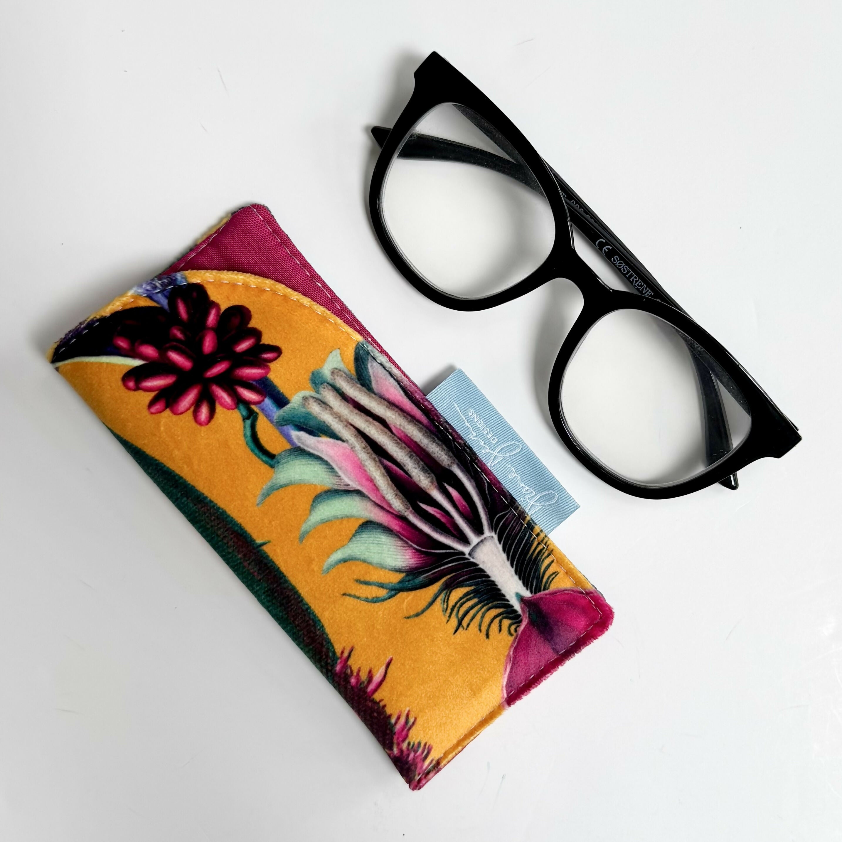 Luxury Velvet Slip in Glasses Case