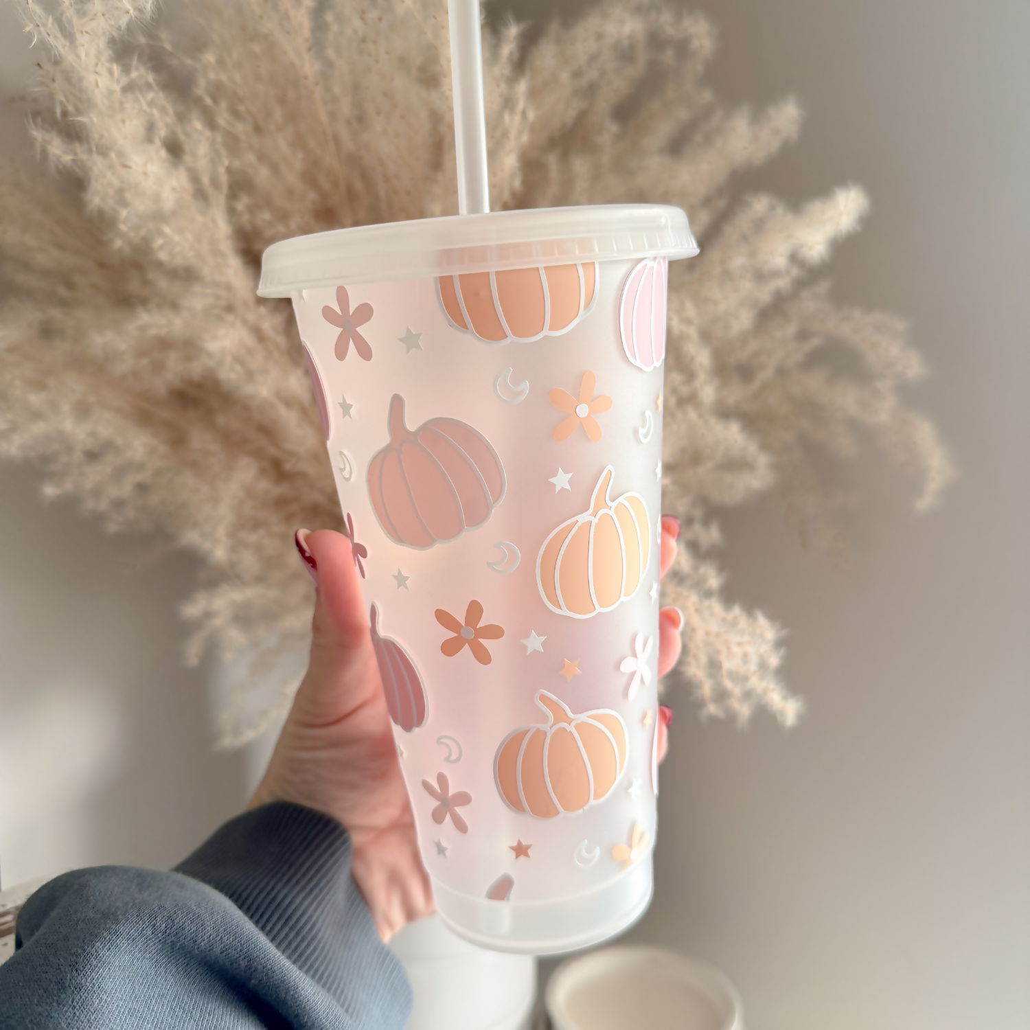 Cute Autumnal Pumpkin Cold Cup