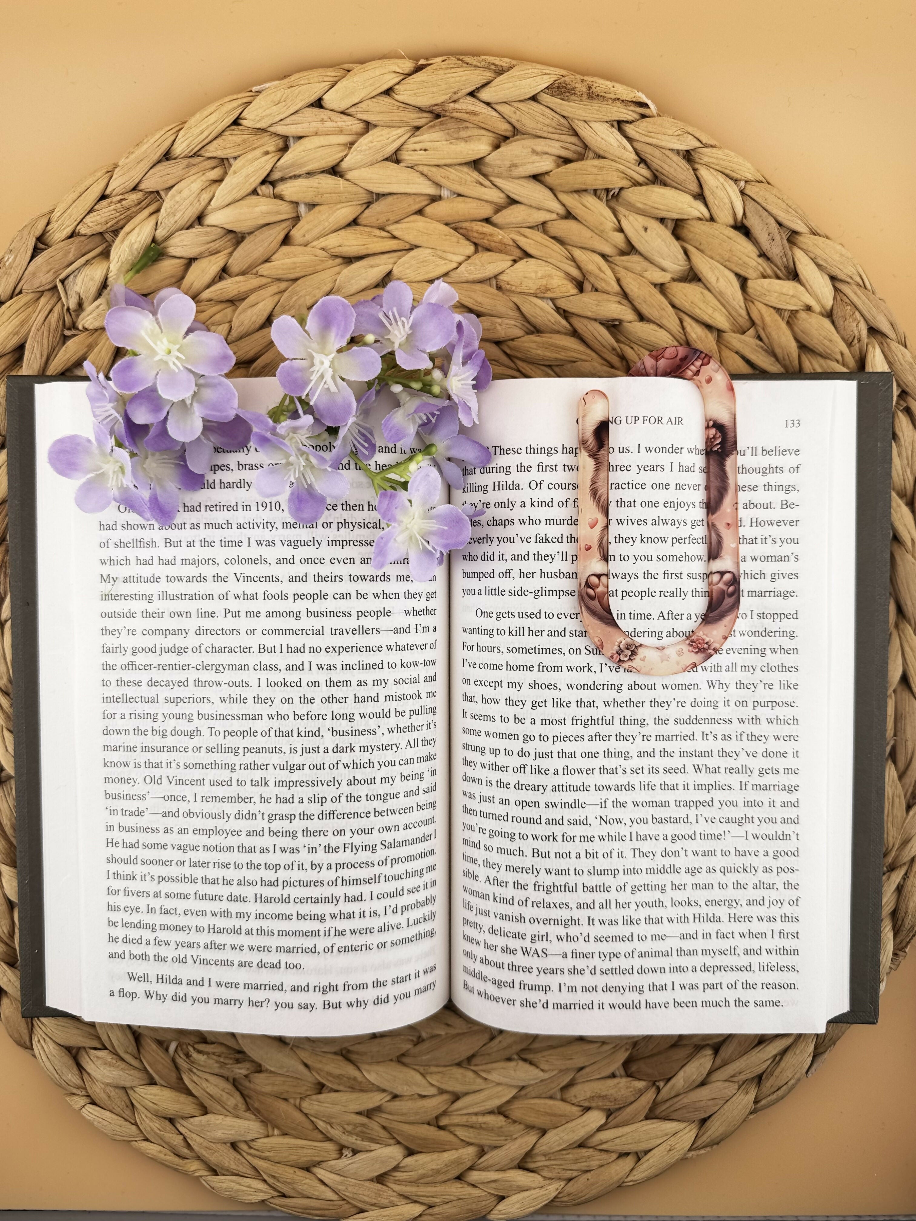 Jumbo Paperclip Bookmark Cute Teddy Bear