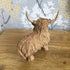 Highland cow sculpture