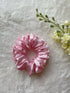 Pink Silk Scrunchies