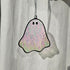 Clear Iridescent Textured Ghost Stained Glass Decoration