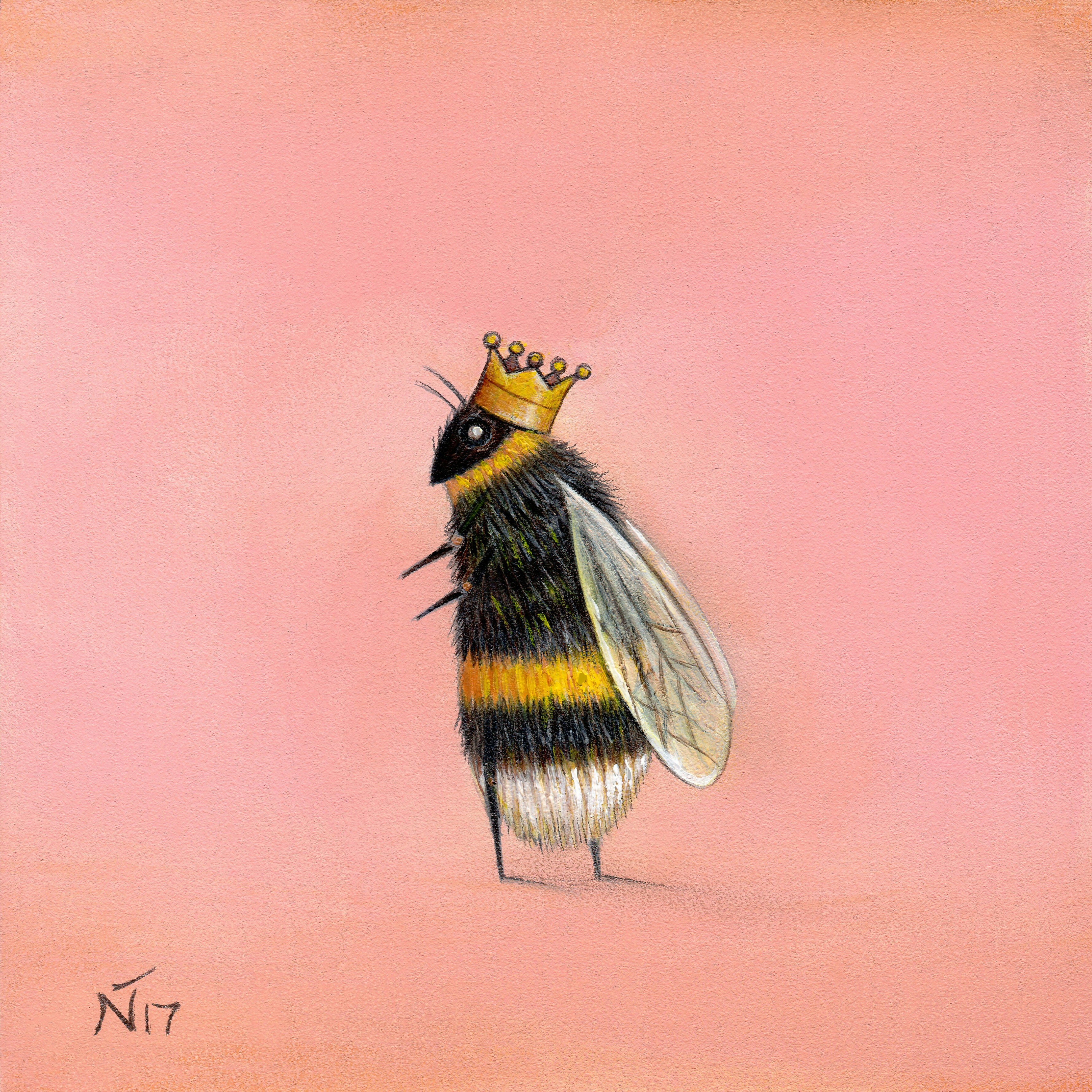 Queen Bee 10"x10" Print