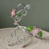 Flowery Fairy Adjustable Aluminium Arm Cuff In Silver