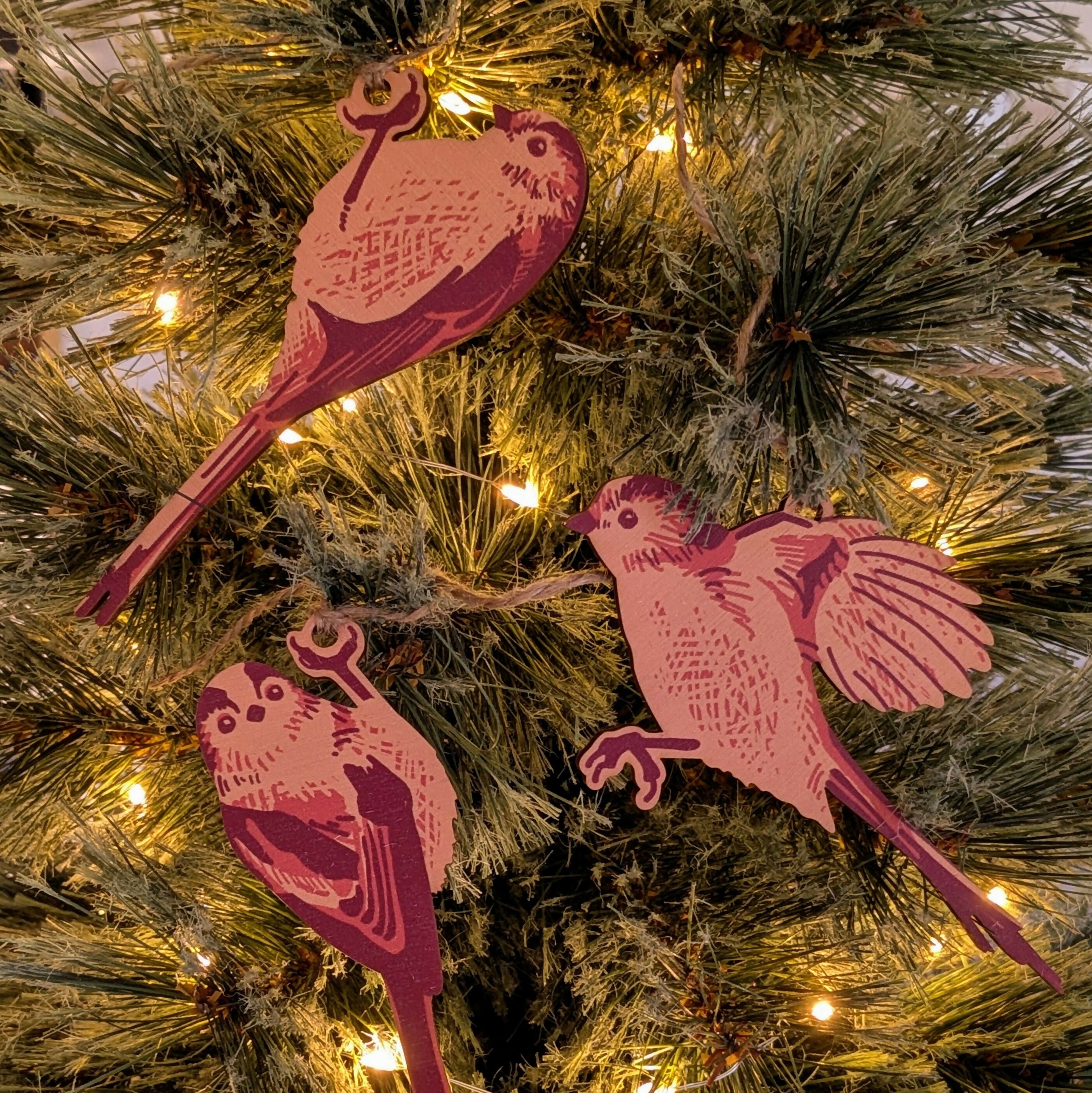 Long-tailed Tit Hanging Decorations
