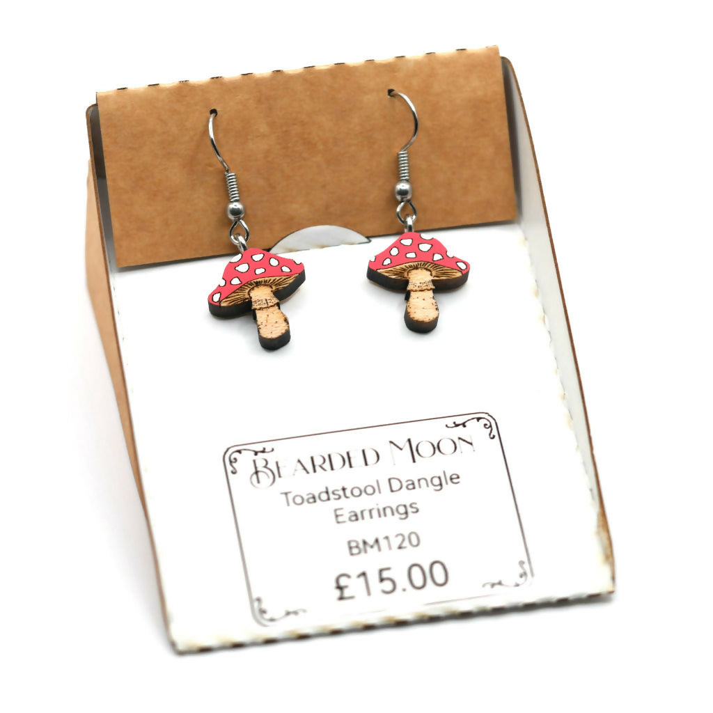 Toadstool Dangle Earrings