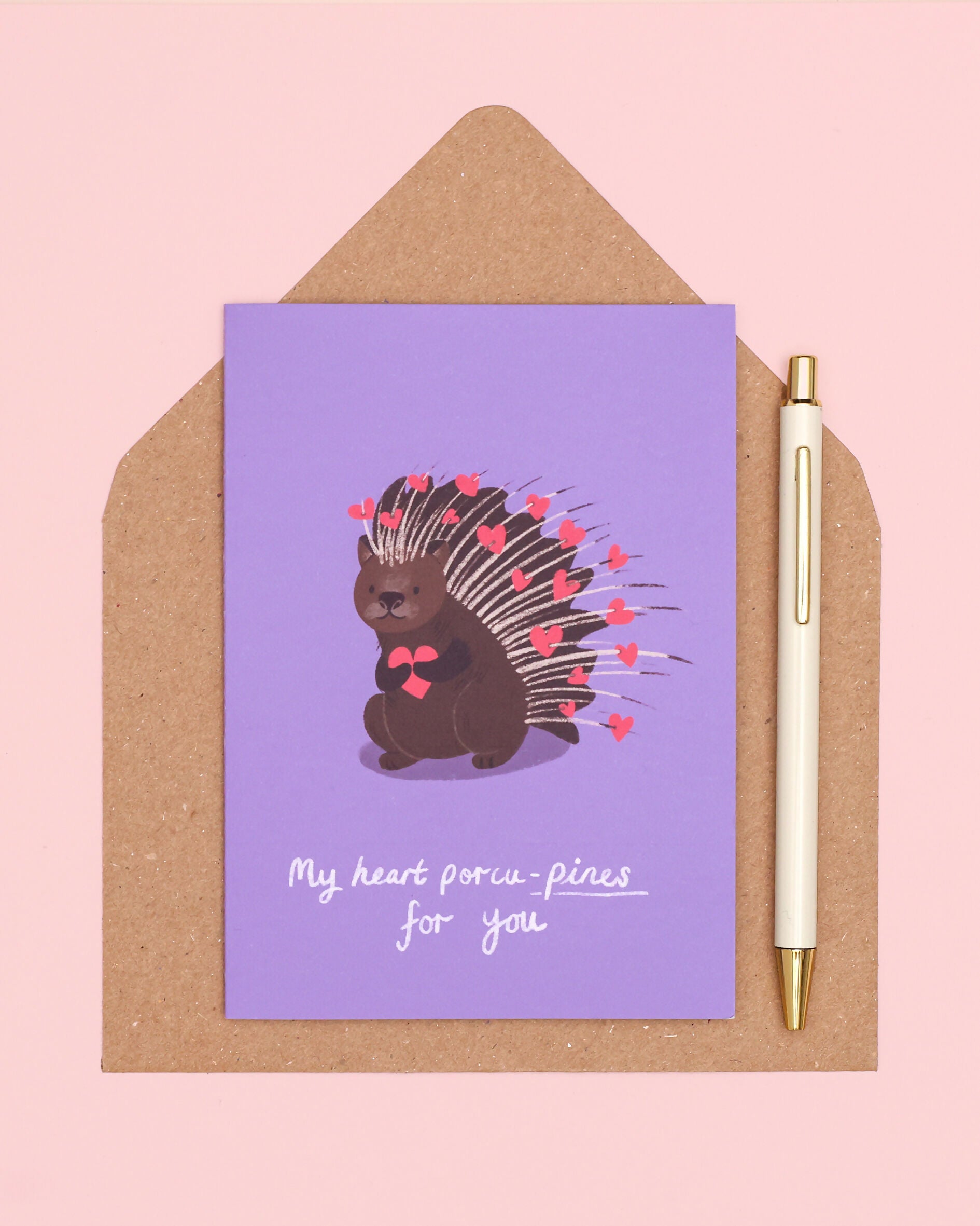 Porcu-pines For You - Card
