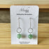 Sterling Silver Green Aventurine Drop Earrings