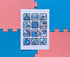 Pigeon Montage A4 Print